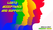Load image into Gallery viewer, LGBTQ Bravery, Acceptance and Support with Desired Gender Boost