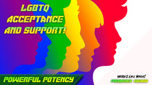 Load image into Gallery viewer, LGBTQ Bravery, Acceptance and Support with Desired Gender Boost