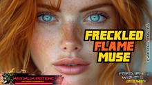 Load image into Gallery viewer, FRECKLED FLAME MUSE  [937Hz + 3222Hz + 78.8Hz + 0.0009Hz]
