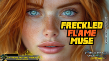 Load image into Gallery viewer, FRECKLED FLAME MUSE  [937Hz + 3222Hz + 78.8Hz + 0.0009Hz]