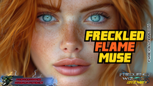 Load image into Gallery viewer, FRECKLED FLAME MUSE  [937Hz + 3222Hz + 78.8Hz + 0.0009Hz]