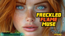 Load image into Gallery viewer, FRECKLED FLAME MUSE  [937Hz + 3222Hz + 78.8Hz + 0.0009Hz]