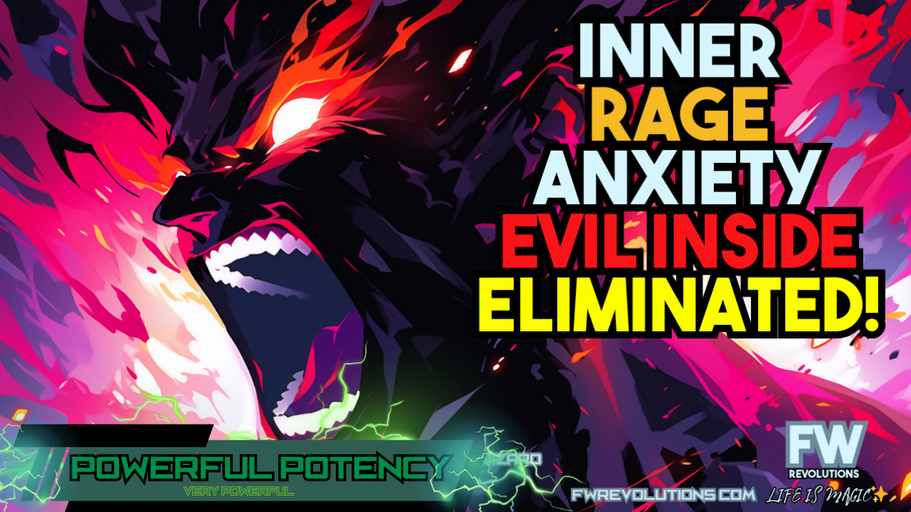 Inner Rage Inner Anxiety Eliminated | 2.5Hz + 963Hz (POWERFUL)