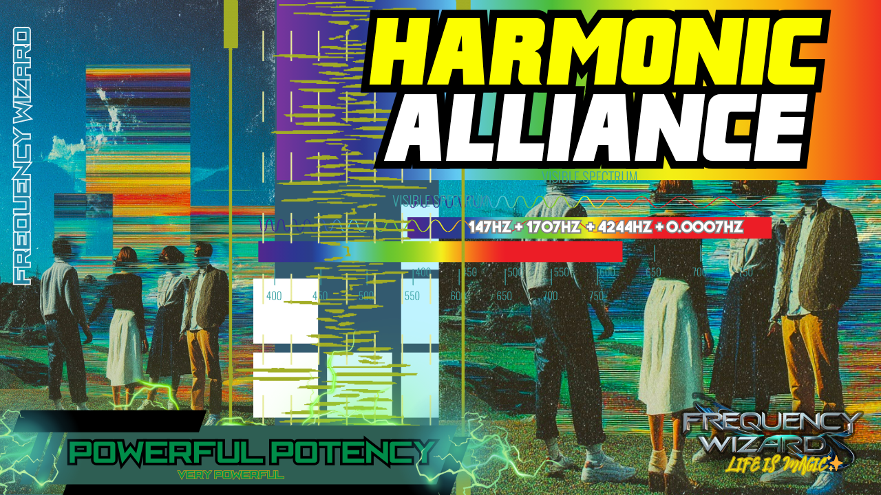 Harmonic Alliance [147Hz + 1707Hz + 4244Hz + 0.0007Hz Heartgrid Anchor]