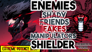 Enemies, Shady Friends, Fakes, Manipulators, Shielder (Very Powerful)
