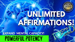ABSORB UNLIMITED SUBLIMINAL AFFIRMATIONS!!! EXPAND YOUR MENTAL CAPACITY!  FREQUENCY WIZARD