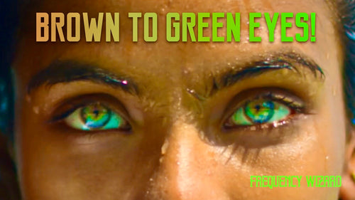 BROWN TO AMAZING SEA GREEN EYES TRANSFORMATION BIOKINESIS SUBLIMINAL HYPNOSIS -CHANGE YOUR EYE COLOR - FREQUENCY WIZARD