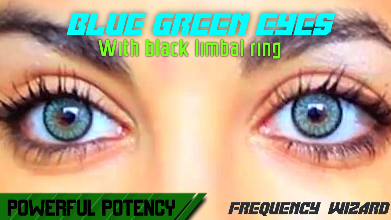 GET BLUE GREEN EYES WITH BLACK RING FAST! BINAURAL BEATS FREQUENCY WIZARD