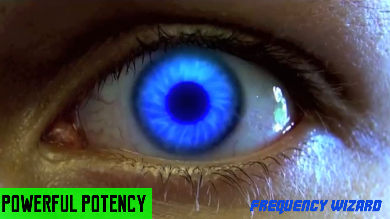 GET GLOWING BLUE EYES FAST! SUBLIMINALS FREQUENCIES HYPNOSIS BIOKINESIS -- FREQUENCY WIZARD
