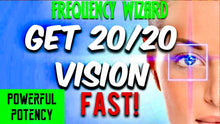 Load image into Gallery viewer, GET 20_20 VISION FAST! CORRECTING ASTIGMATISM, MIOPY, CATARACTS SUBLIMINAL AFFIRMATIONS BINAURAL - FREQUENCY WIZARD