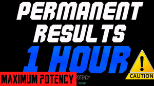 GET PERMANENT SUBLIMINAL RESULTS IN 1 HOUR! PROCEED WITH CAUTION! SUBLIMINAL FREQUENCY WIZARD - NOVICE POTENCY