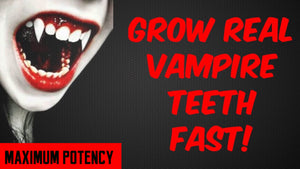 GROW VAMPIRE FANGS FAST! SUBLIMINALS FREQUENCIES HYPNOSIS SPELL - FREQUENCY WIZARD