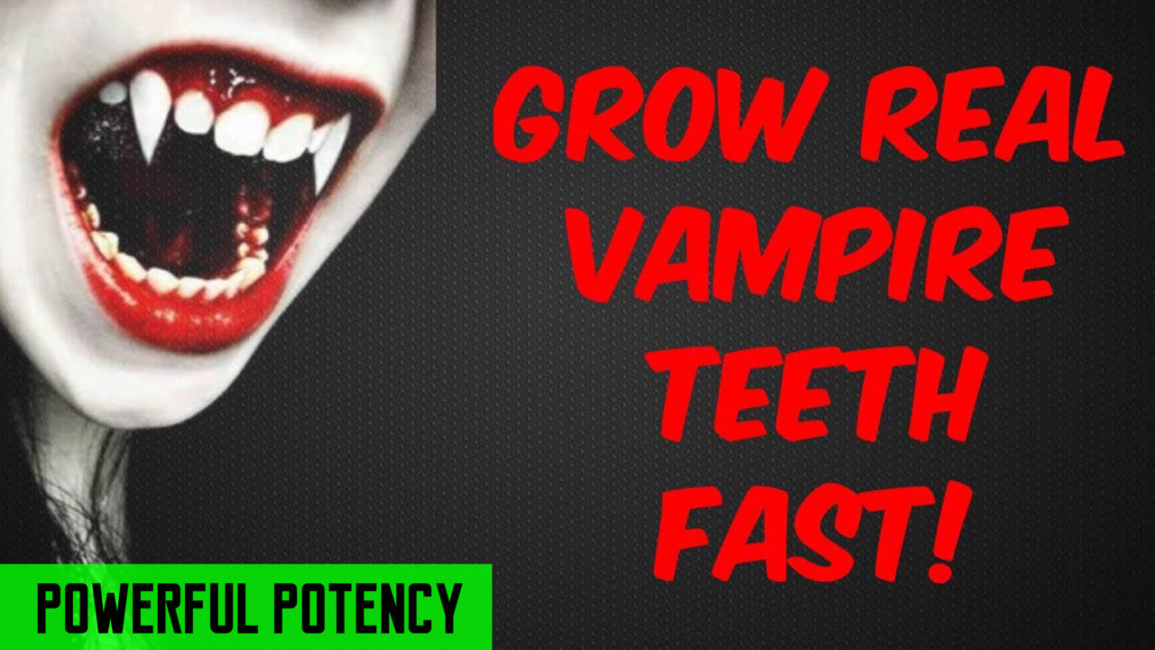GROW VAMPIRE FANGS FAST! SUBLIMINALS FREQUENCIES HYPNOSIS SPELL - FREQUENCY WIZARD