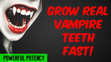 Load image into Gallery viewer, GROW VAMPIRE FANGS FAST! SUBLIMINALS FREQUENCIES HYPNOSIS SPELL - FREQUENCY WIZARD