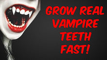 Load image into Gallery viewer, GROW VAMPIRE FANGS FAST! SUBLIMINALS FREQUENCIES HYPNOSIS SPELL - FREQUENCY WIZARD