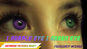 Get 1 Purple & 1 Green Eye Fast! Heterochromatic Eyes! Subliminals Frequencies Hypnosis