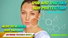 Load image into Gallery viewer, UVA UVB SUN RAY PROTECTION + SUN DAMAGE REVERSAL